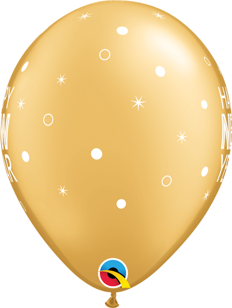 بالون لاتكس لامع من Happy New Year مقاس 11 بوصة
