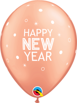 Happy New Year Sparkles Latex Balloon 11"