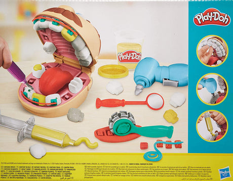 Play-Doh Gold Drill 'n Fill Dentist  with Cavity and Metallic Colored Modeling Compound, 10 Tools and 8 Cans