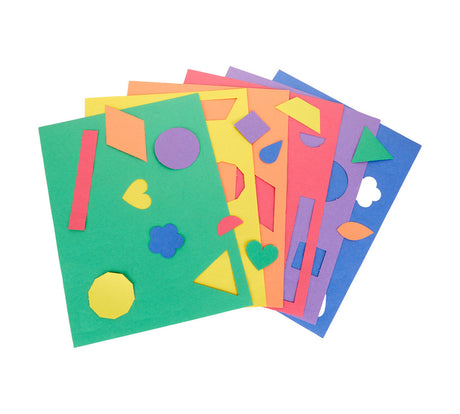 Construction Paper Shapes, 48 ct