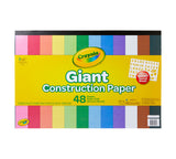 Giant Construction Paper with Stencils, 48 Count