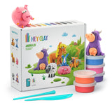 Cow, Doggie, Sheep. Colorful modeling air-dry clay, 6 cans