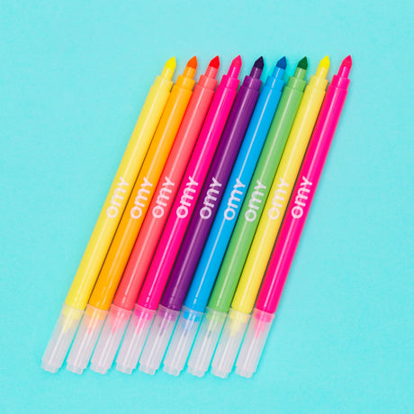 Set of Giant Poster Magic with 9 Fluo Markers