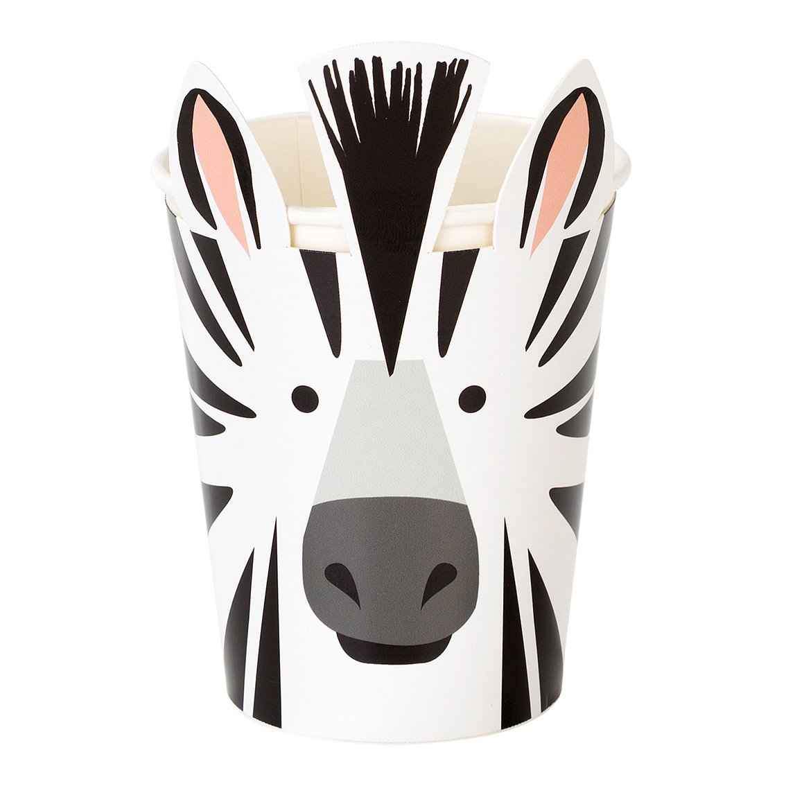 Animal Cups - Zebra