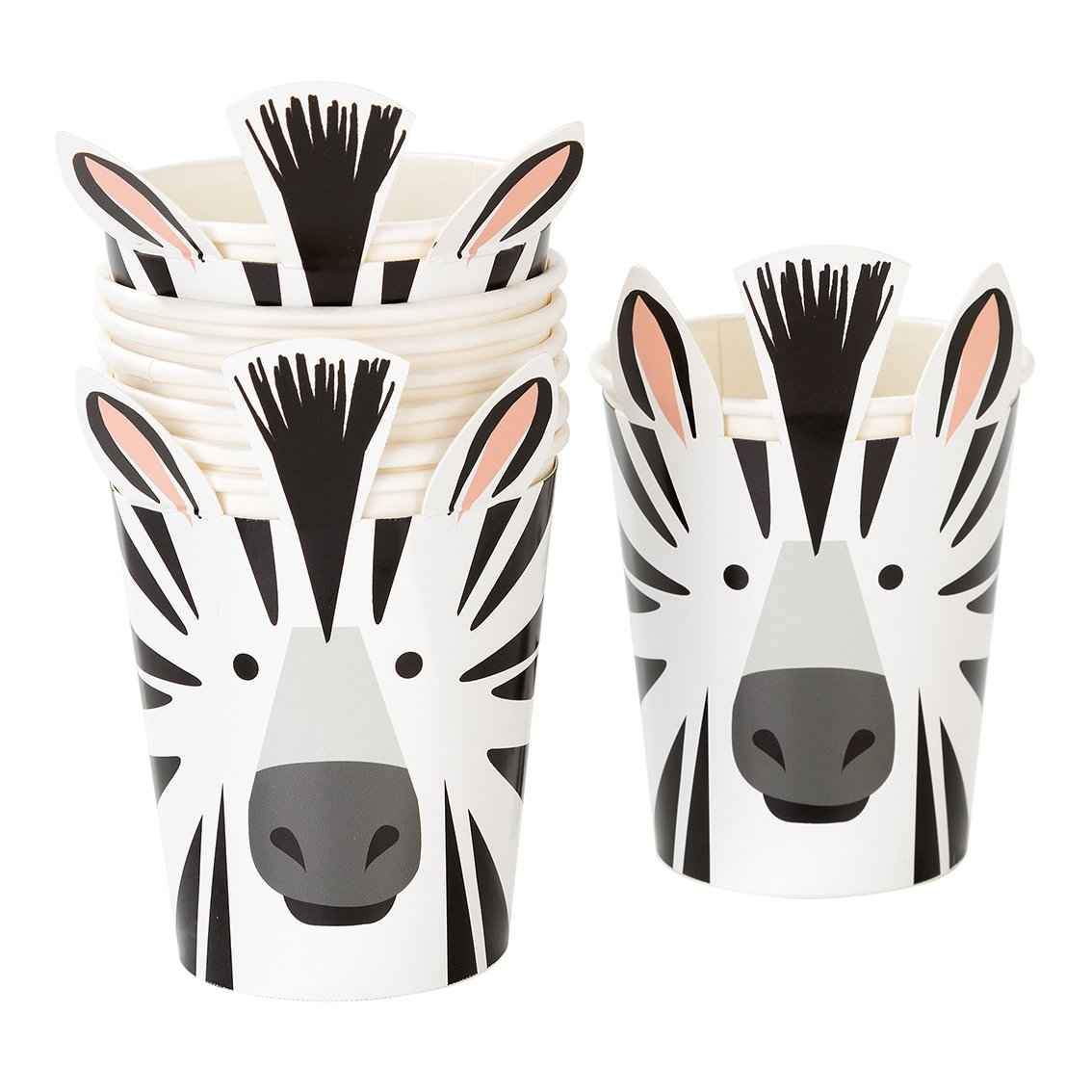 Animal Cups - Zebra