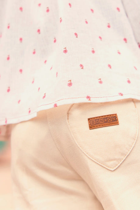 بنطال - لاكيخو أبيض