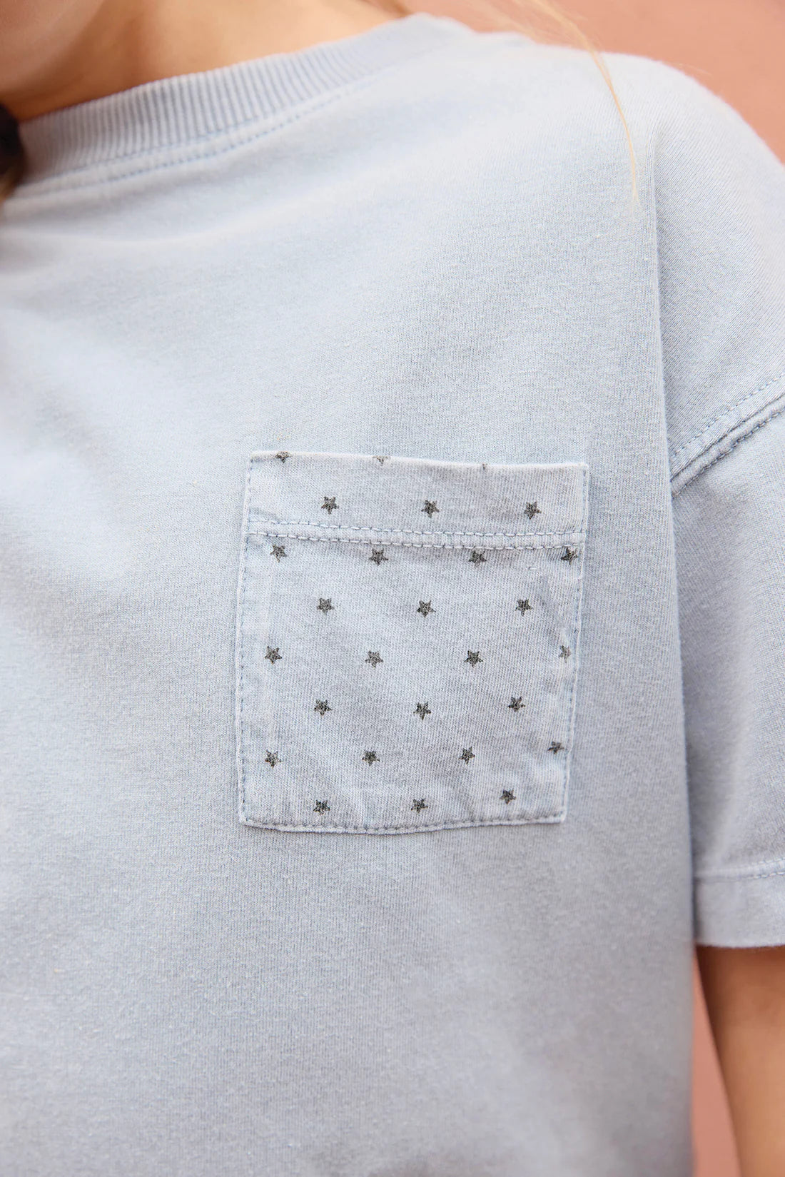 T-Shirt Nixon - Bleu Bebe