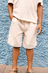 Shorts - Norbert Ecru Bonton