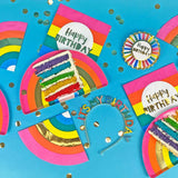 Rainbow 'Happy Birthday" Napkins