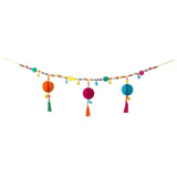 Boho Pom Poms Garland