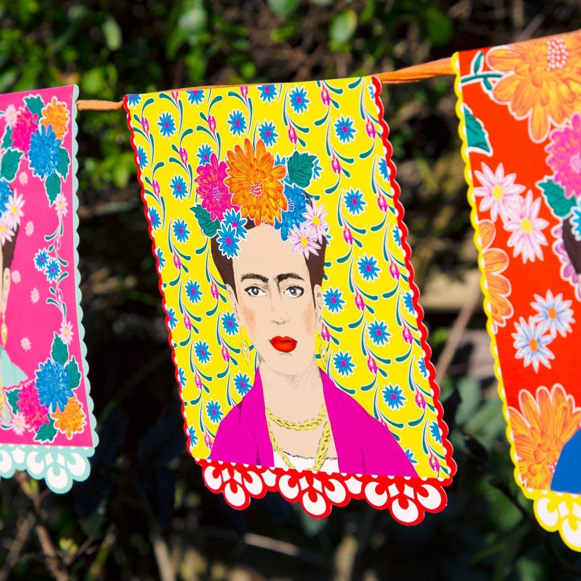 Frida Kahlo Paper Bunting