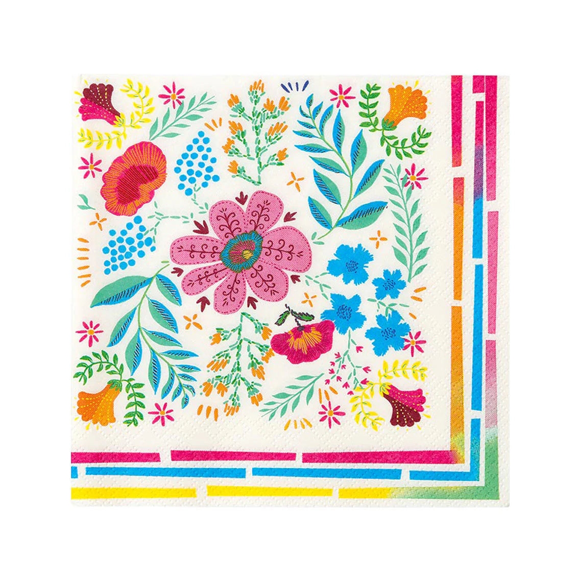 Bright Floral Paper Napkins