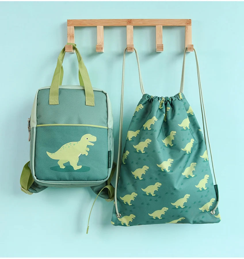 Kids Little Square Backpack - Dinosaur