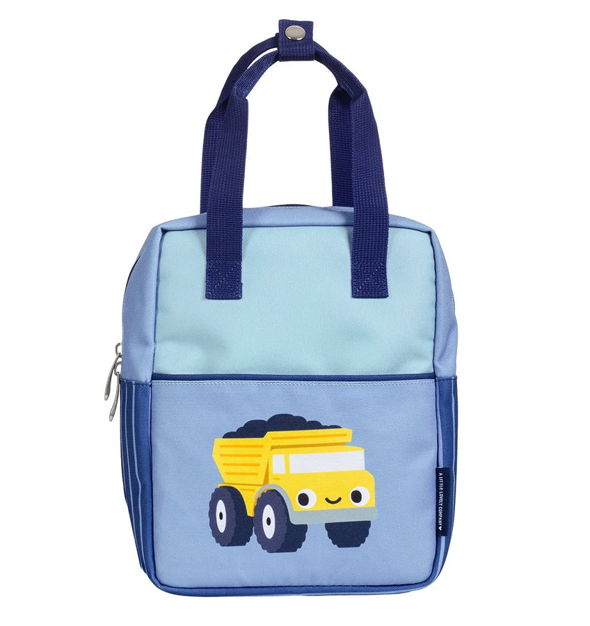 Kids Little Square Backpack - Dump truck