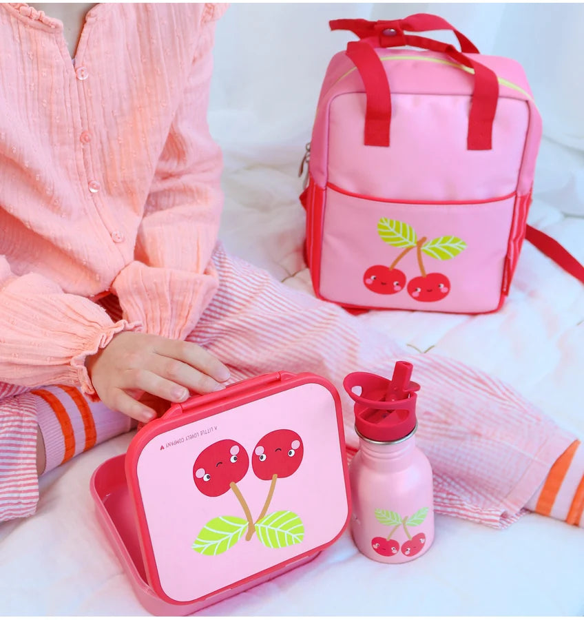Kids Little Square Backpack - Happy cherries