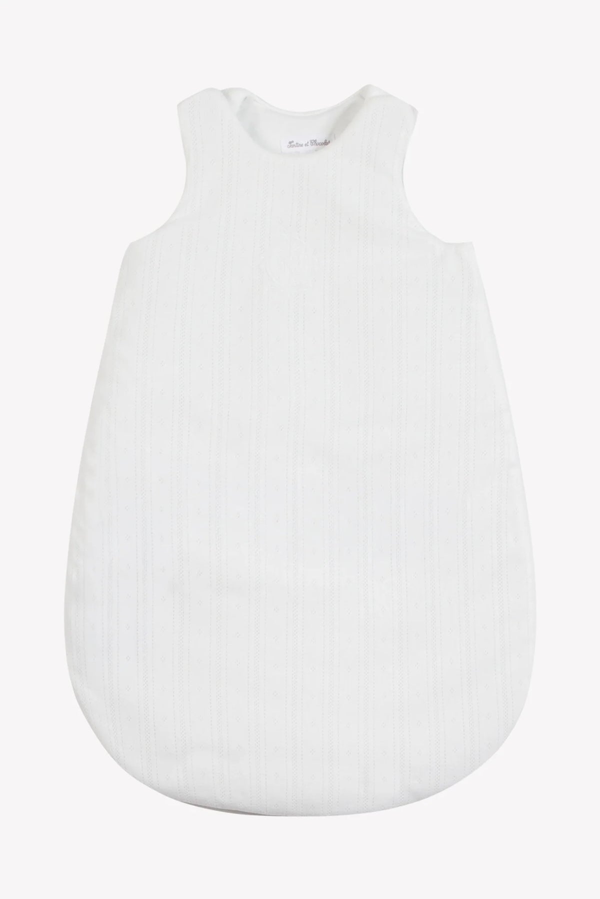 Sleeping Bag Ecru Cotton Pointelle Knitwear