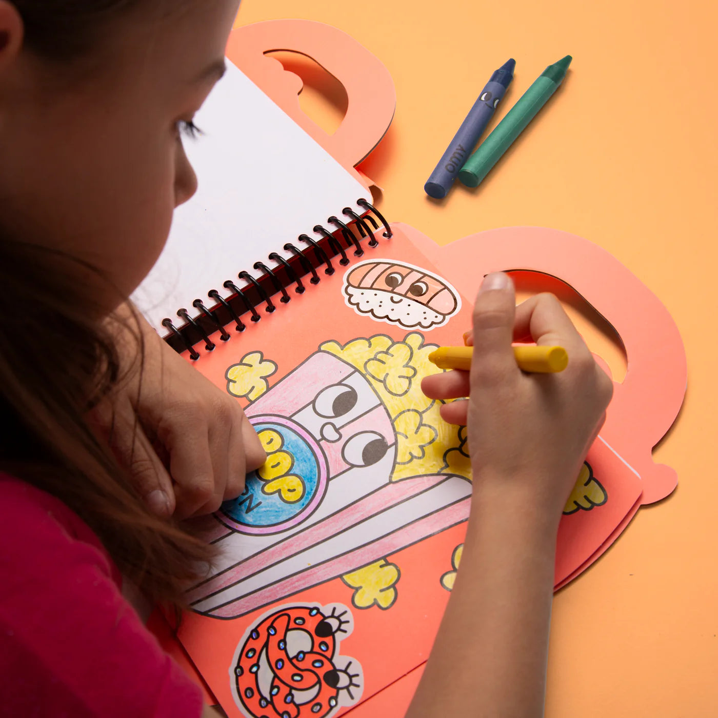 Super Coloring Book & Stickers - Yummy