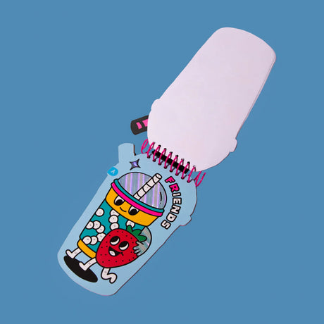 Combo Set Sticker by Number NoteBook Bubble Tea  & 2 Fabulous Stickers - Tea & Donuts