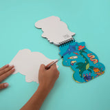 Combo Set Sticker Activity Book Dino & 2 Fabulous Stickers - Baguette & Supermarket