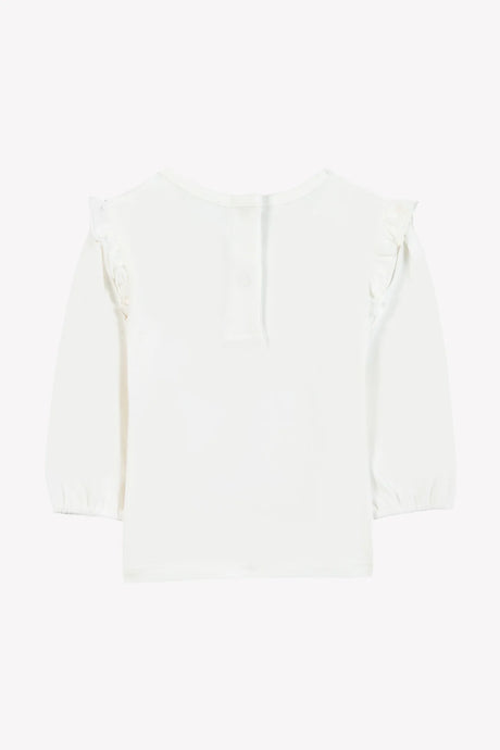 T-SHIRT Ecru Illustration Winter Garden