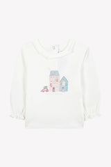T-SHIRT Plum Illustration Country House