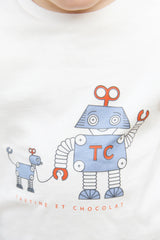 T-SHIRT - Rust Illustration robot