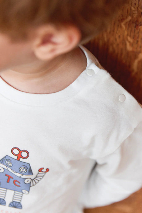 T-SHIRT - Rust Illustration robot