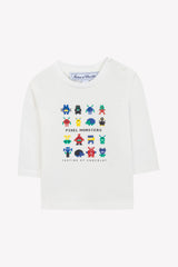 T-SHIRT - Electric Blue Illustration Game On