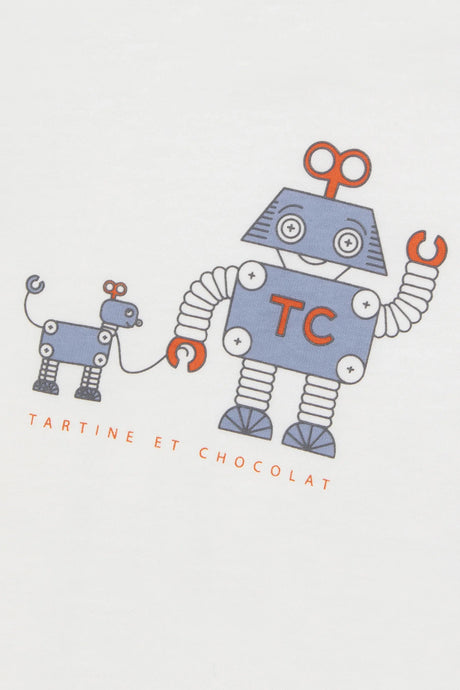 T-SHIRT - Rust Illustration robot