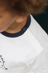 T-SHIRT - Ecru hedgehog