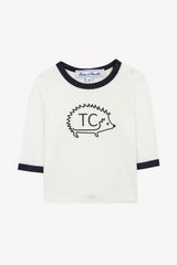 T-SHIRT - Ecru hedgehog