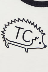 T-SHIRT - Ecru hedgehog