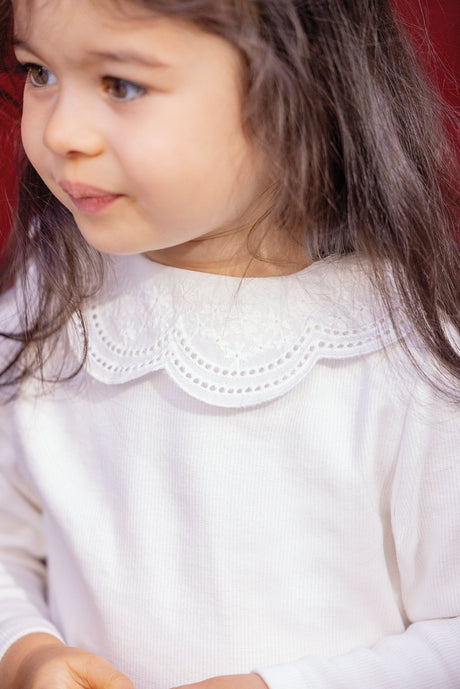 T-SHIRT Ecru Collar Race