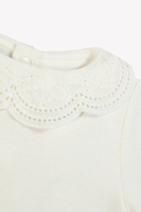 T-SHIRT Ecru Collar Race