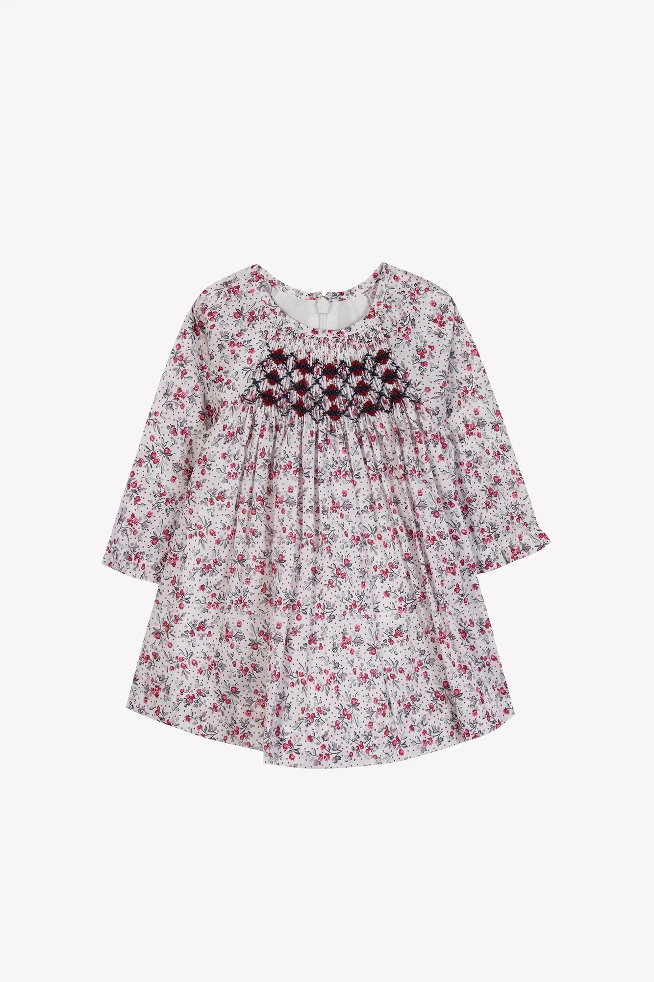 Dress Ecru Print flowers