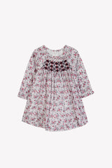 Dress Ecru Print flowers
