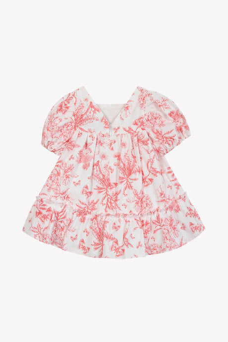 Baby Dress Praline Inspiration Toile de Jouy - Pink