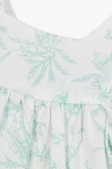 Baby Dress Praline Inspiration Toile de Jouy - Blue