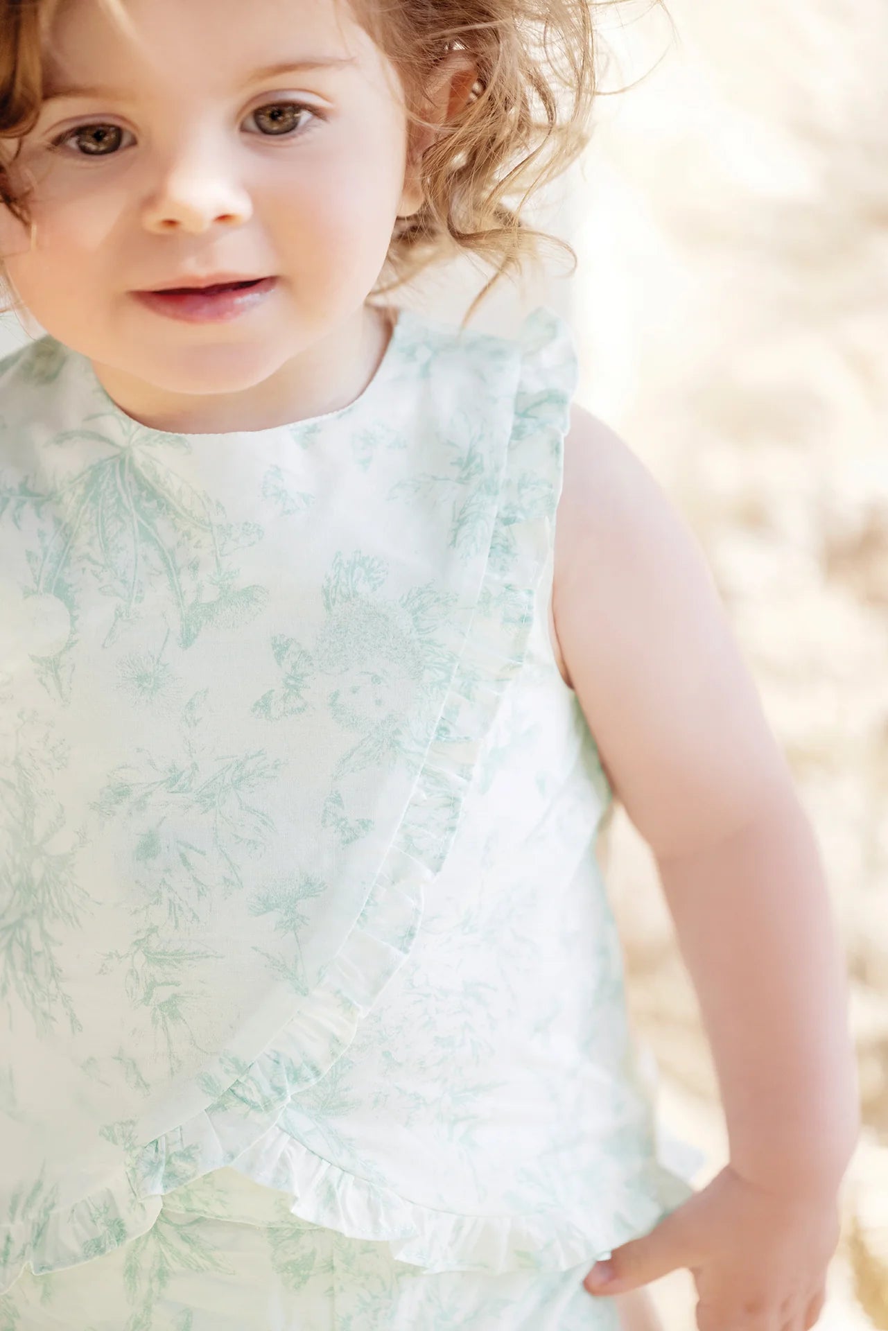 Short Set -  Praline Inspiration Toile de Jouy Lagoon Blue