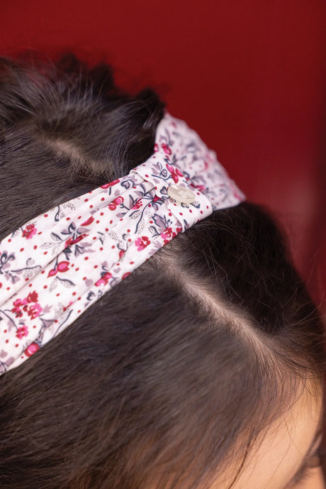 Headband Pink Floral