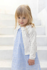 Dress - Azure Cotton Peter Pan Collar
