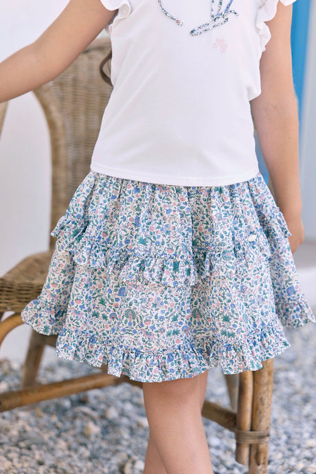 Skirt - Cotton Print Fabric Liberty