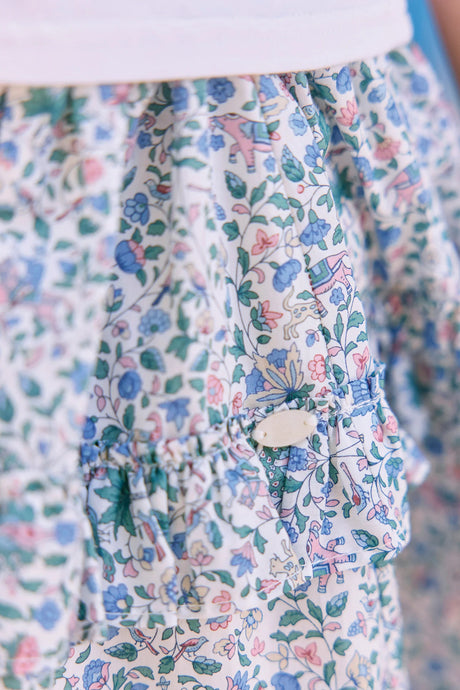 Skirt - Cotton Print Fabric Liberty