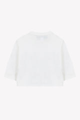T-Shirt Ecru Cotton Castle Print