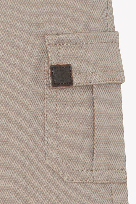 Pants - Mocha Cotton Piqué