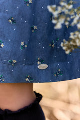 Dress - Cloud Cotton Floral Smocking