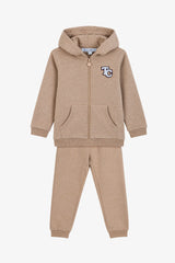Hooded Jogging Suit - Mocha