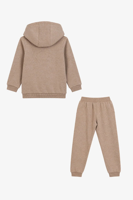 Hooded Jogging Suit - Mocha