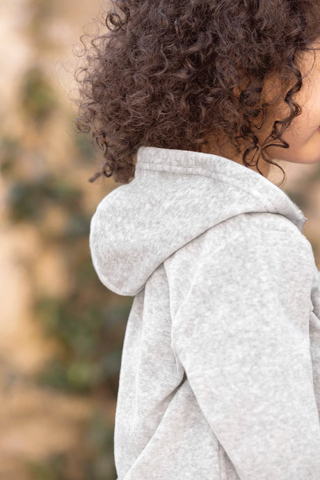 Jogging Suit - Mottled Grey Bows