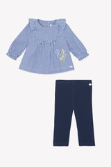 Set - Nuage Cotton Ruffled Sleeves